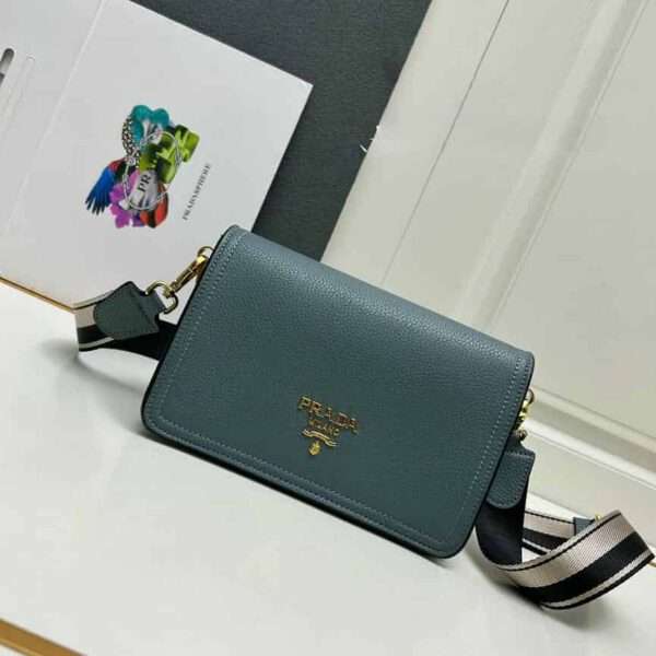 Prada Dual Strap Flap Crossbody Bag