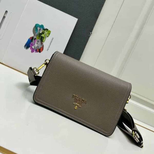Prada Dual Strap Flap Crossbody Bag